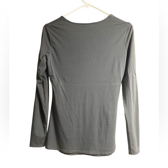 Milk nursingwear Nursing Top Charcoal Long Sleeve Size CS - Picture 4 of 7